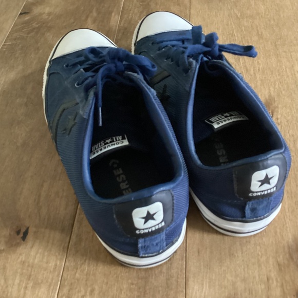 Men’s Navy Converse Sneakers - Picture 4 of 6
